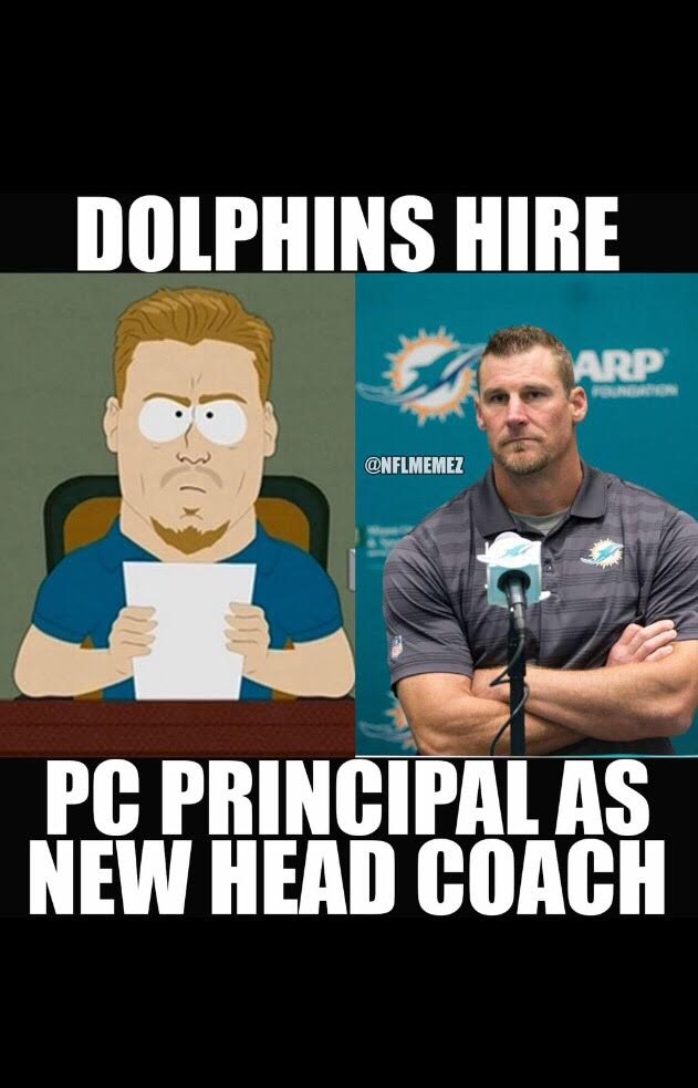 dolphins pc principal coach meme