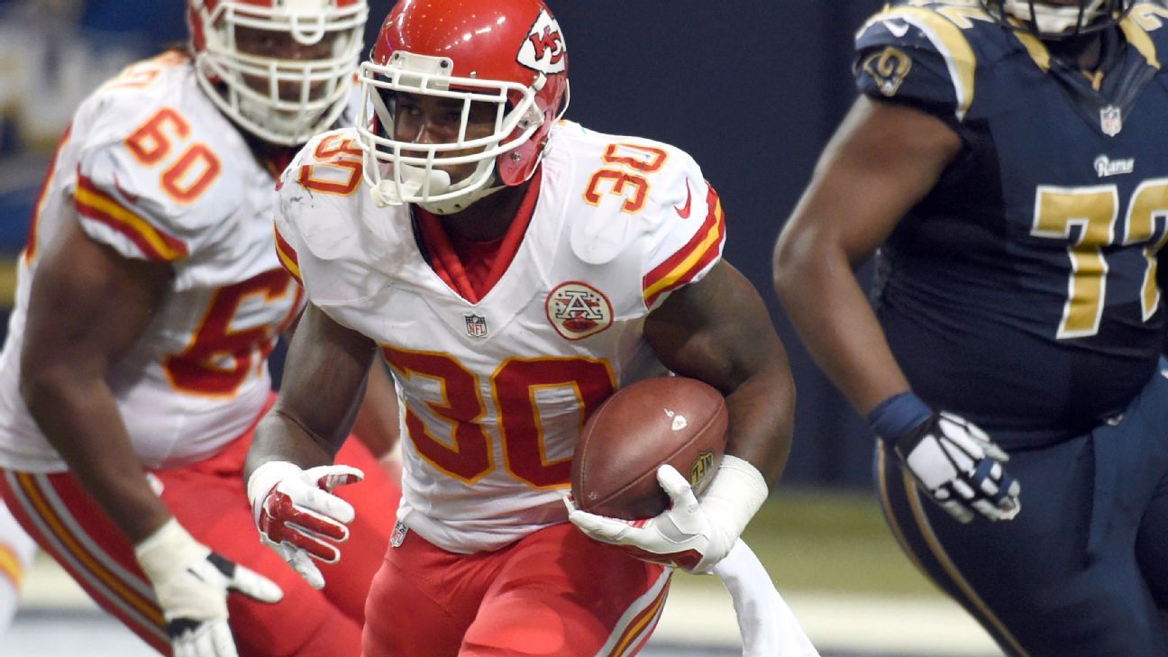 spencer ware fantasy football waiver wire pickup week 12