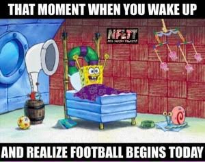 spongebob football begins meme