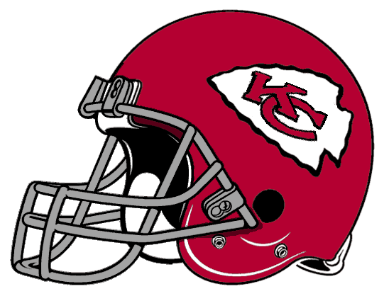 540px AFC Retro Helmet KC Left Face