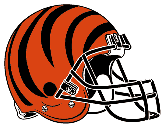 afc north bengals nfl helmet