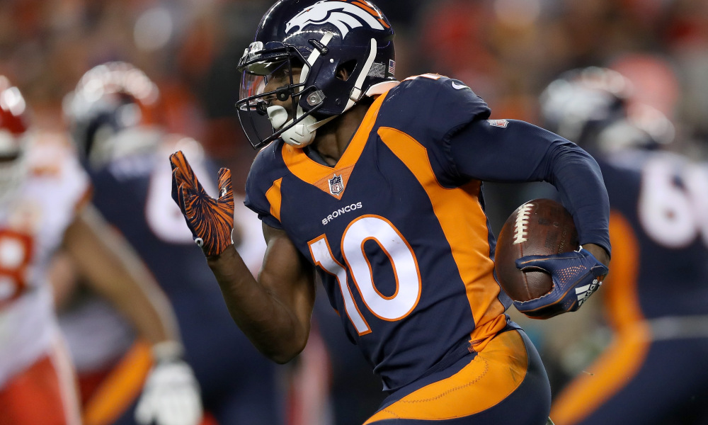 emmanuel sanders player trends week 8 fantasy football