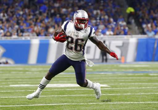 sony michel week 5 rookie start fantasy football